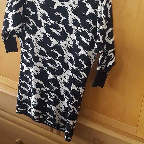 Houndstooth backless sweater dress betsey johnson - Picture 5 of 7